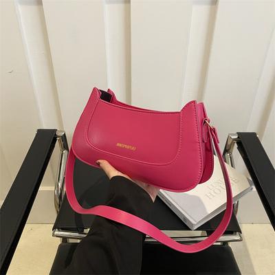 Solid Color Women's Simple Texture 2025 Large Capacity Summer New Casual Temperament Single Shoulder Crossbody Small Square Bag Women