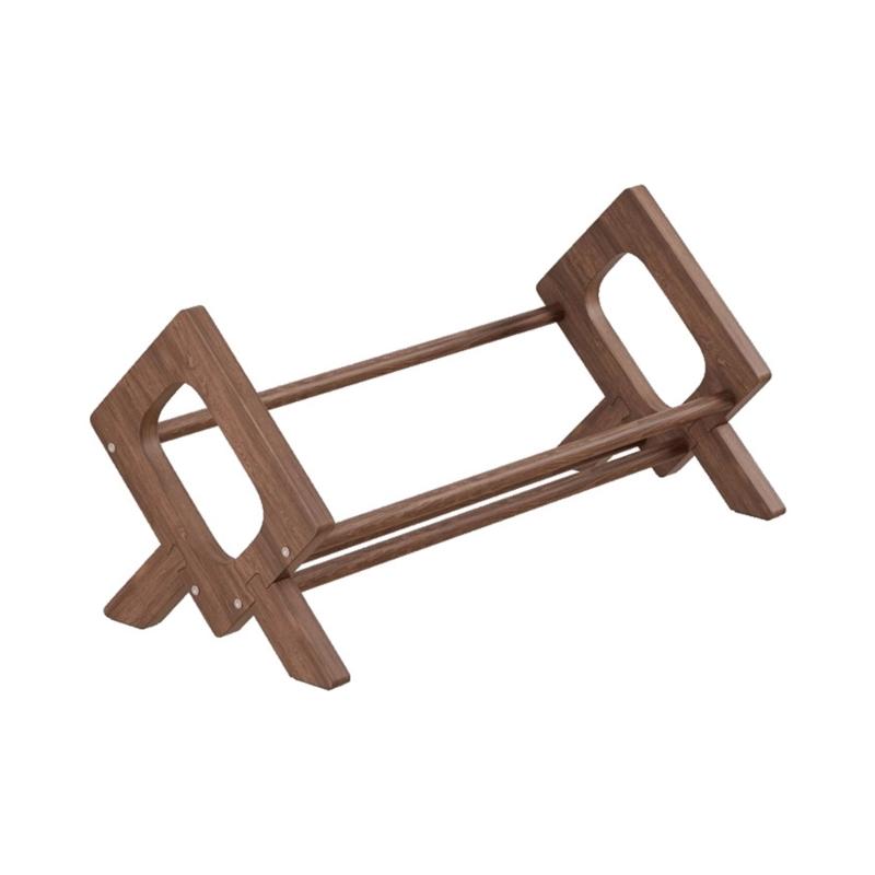 Holz-Schreibtisch-Bücherregal Zeitschriftenständer Tischplatten-Bücherregal Schräg gestelltes Bücherregal für Wohnzimmer Home Office