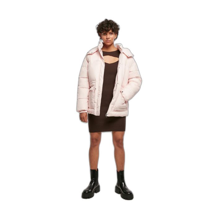 Doudoune Femme - Urban Classics - Cintrée - Capuche - Poches Latérales - Doublure En Taffetas
