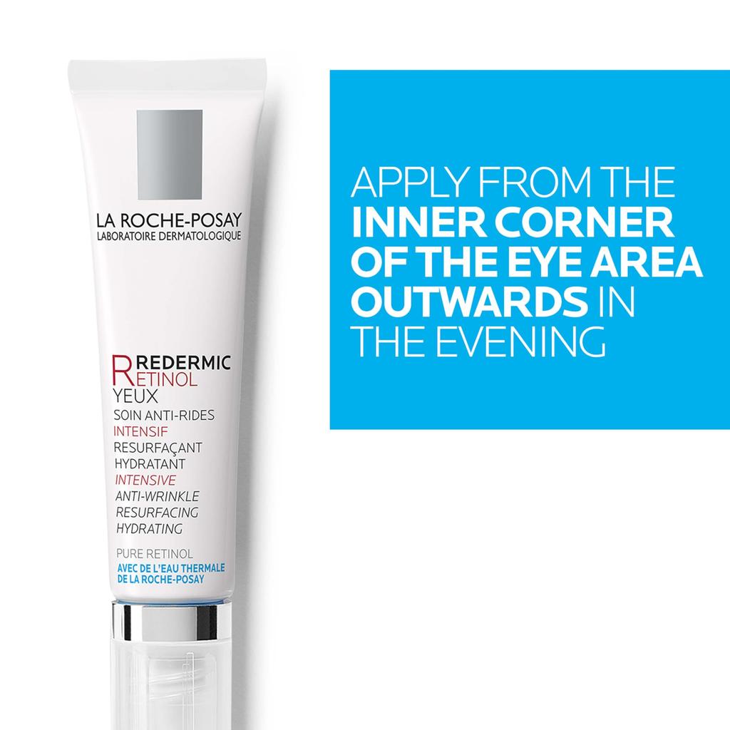 La La Redermic R Crème Yeux Peau Sensible Soin Relâchement Rétinol Adénosine 15ml Derma Cosmétiques Roche-Posay Roche-Posay [Crème Yeux] Anti-Âge