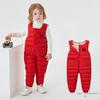 Autumn Winter Baby Boys Overalls Autumn Girls Thick Pants Baby Girl Warm Jumpsuit Outdoor Sweatpants Children Ski Down Overalls