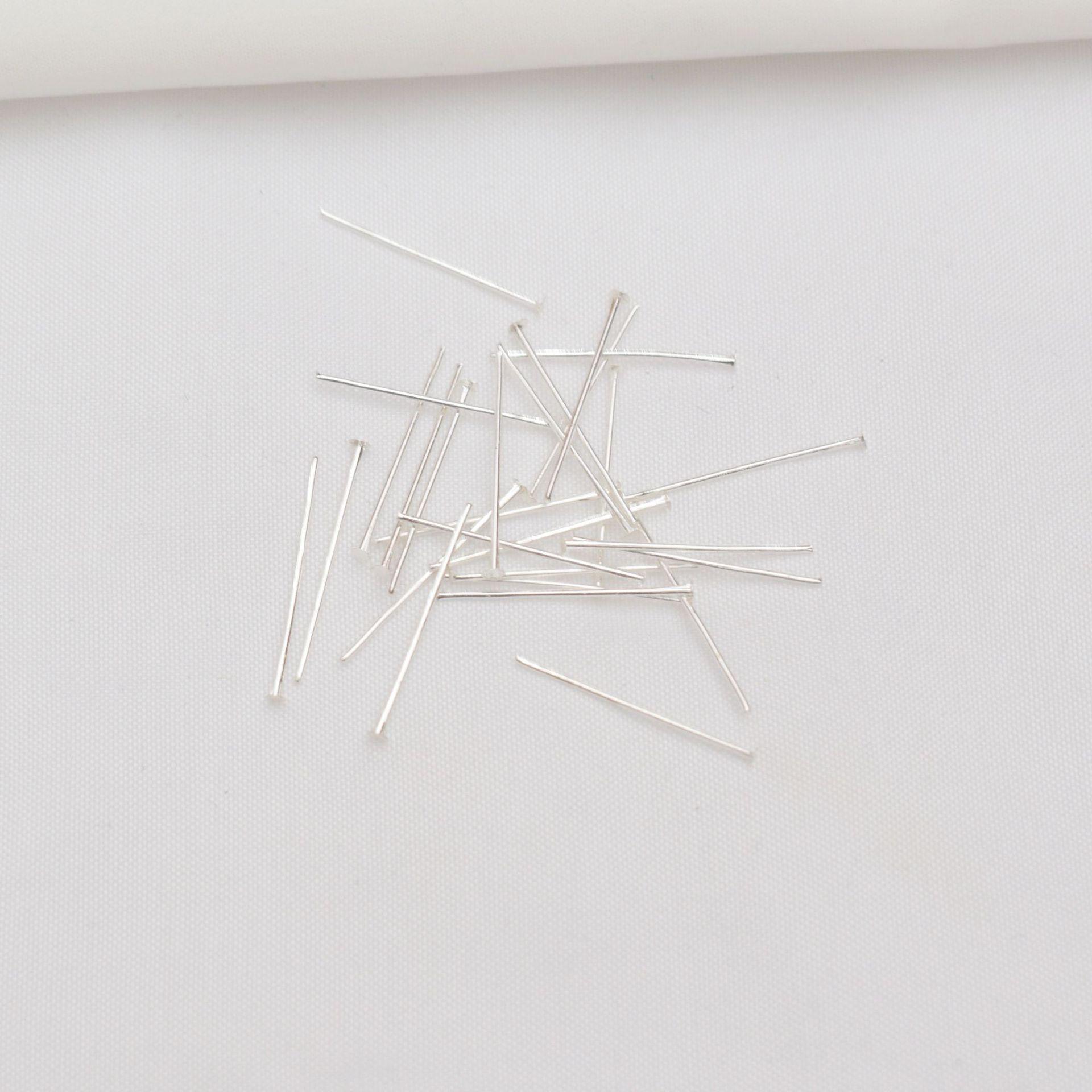 

100 шт. Т-образных игл с покрытием из золота 14 карат, сохраняющих цвет, плоские иглы, бисер ручной работы, материалы для украшений для ушей B95 0.6*50mm