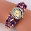 Quartz Movement Flower Butterfly Watch Round Dial Quartz Bracelet Wristwatch  Casual Occasion
