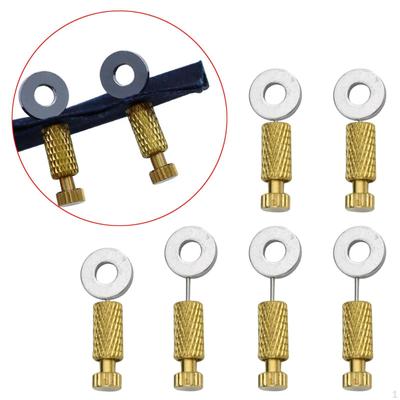 6Pcs Leather Sewing Positioning Pins Craft Locating Brass DIY Hand