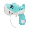 Handheld Bubble Machine Automatic 5 Holes Cartoon Kids Bubble Maker Toy with Music Light for Party Beach