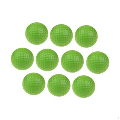 10 Pack of Golf Practice Balls, Diameter 4.2 Cm, Ideal for Beginners At Home