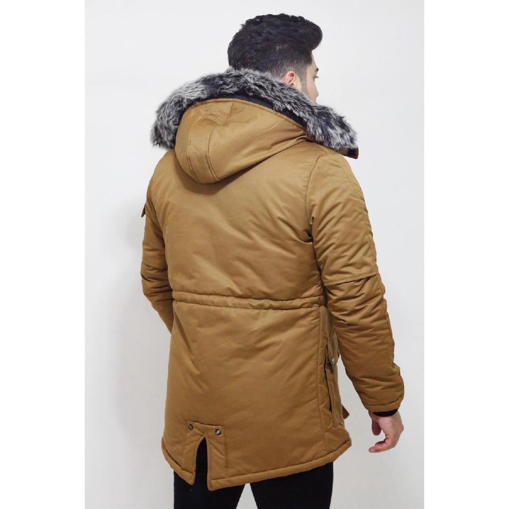 Bill Fur Lined Hooded Coat