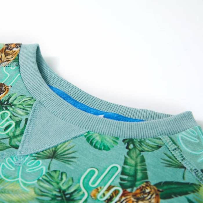 Sweatshirt for Children Light Green Blend 92/104/116/128/140
