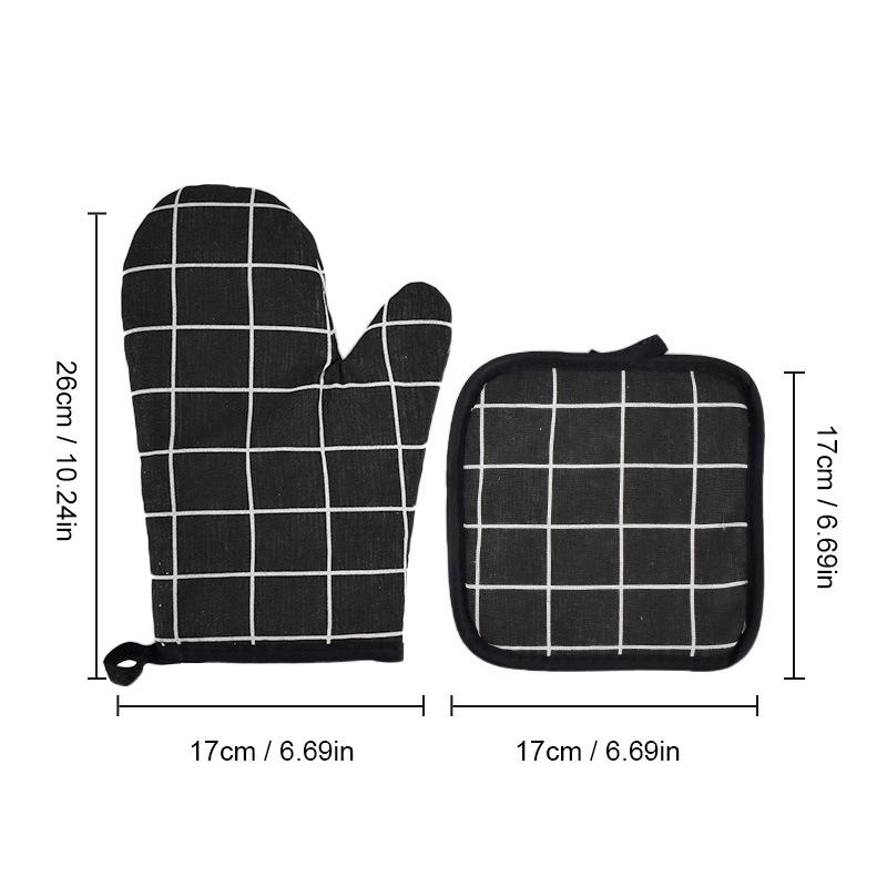 High-Temp Resistant Oven & Baking Glove Set