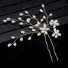 Cross-Border Bride Hair Braiding Handmade Pearl U-Shaped Hairpin Pin Hairware