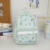 Schoolbag New Cartoon Puppy Printed Backpack Junior High School Schoolbag Ins Niche High Value Backpack