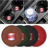 2 Stück Auto Getränkehalter Matte Pad Anti-Rutsch Untersetzer Zubehör Für Seat FR Arona Cupra Leon Mk1 Mk3 5f Ibiza 6l 6j Arosa Ateca Altea