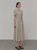 Etmont Neck Strap Belt Dress, Beige