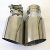 1PCS  304 Stainless Steel Universal Automobile Exhaust Pipe Muffler Car Accessorie Modification  X