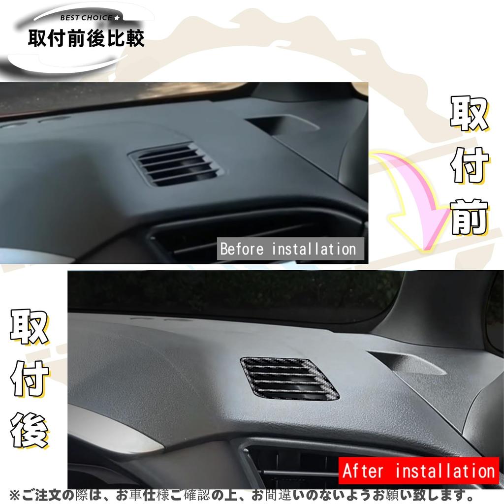 DodoxDIY Compatible New Delica Mini Custom Parts Accessories Console Left and Right Vent Panel