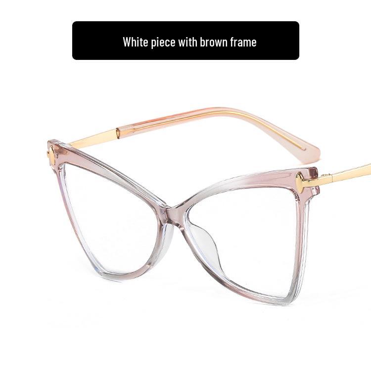 Butterfly Cat-Eye TR90 Anti-Blue Light Eyeglass Frames - European & American Style 2077