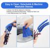 2PCS Blind Cleaner Brushs with 5 Reusable Microfiber Sleeves Brush, Window Blind Duster Tool Blind Cleaner Tool for Window, Car Air Condition, Fans,