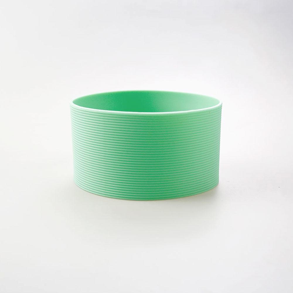 16 Colors 8.5CM Silicone Cup Cover Stripes Non-slip Heat For Glass Cup Sleeve 85MM Insulated Water Bottle Cup Sleeve