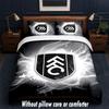 Set Biancheria da Letto Fulham Football Design 1 Copripiumino + 2 Federe Morbido Traspirante Biancheria da Letto per la Casa