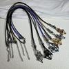 Fashionable Adjustable Metal Cage Necklace Crystal Holder Pendant Neckchain For Men Women Stylish Jewelry Accessories