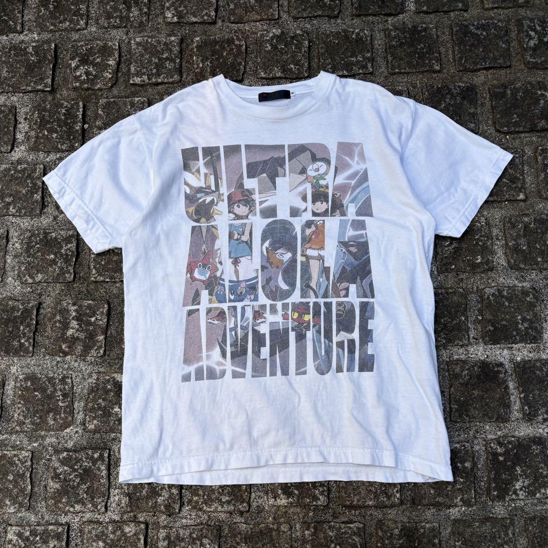 

[Б/У] Уникальная футболка Pokémon Ultra Alola Adventure Белая