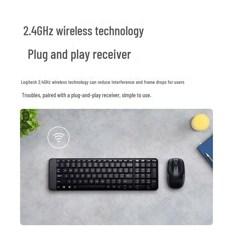 Logitech MK220 Wireless Keyboard and Mouse Combo