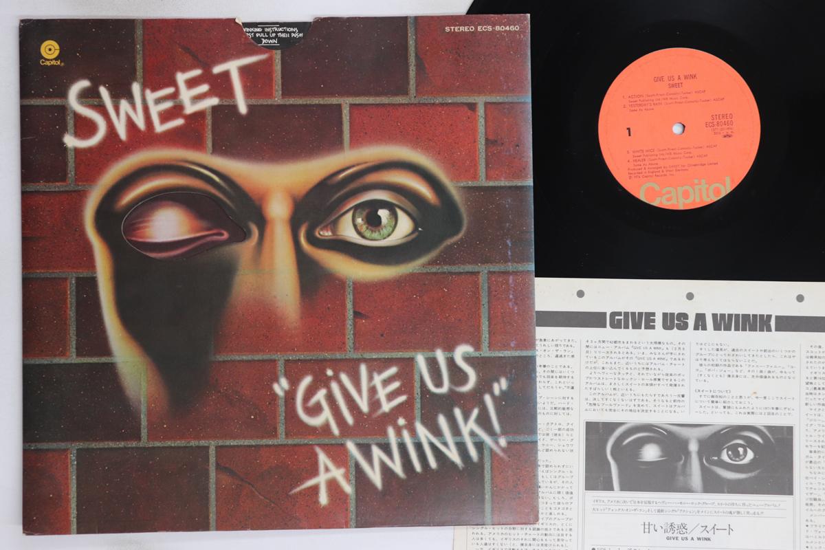 

LP Пластинка SWEET - Give Us A Wink ECS80460 CAPITOL 1976 Япония Рок Б/у