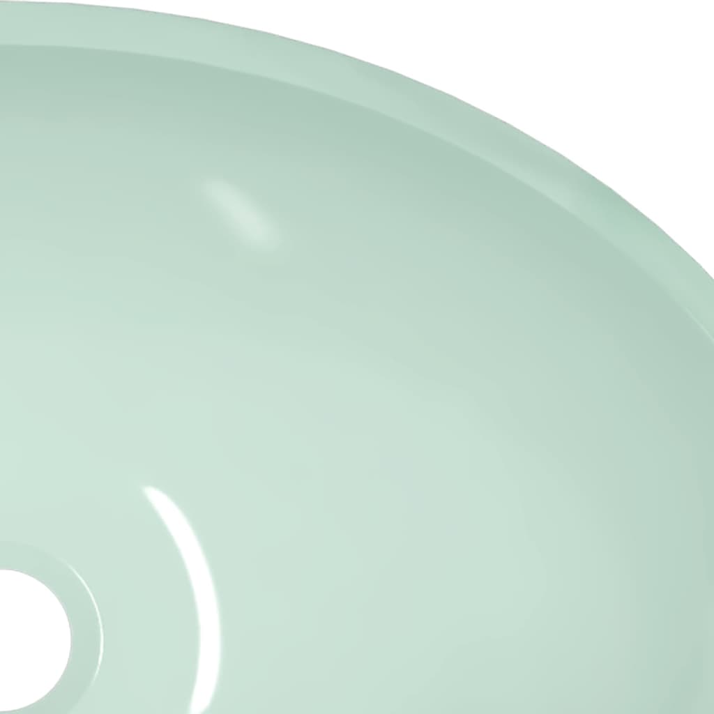 Glass Wash Basin 50 X 37 X 14 Cm White