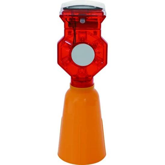 

дорожный конус строительный светодиодный цветной конус свет на солнечной батарее, SCLC-R красный