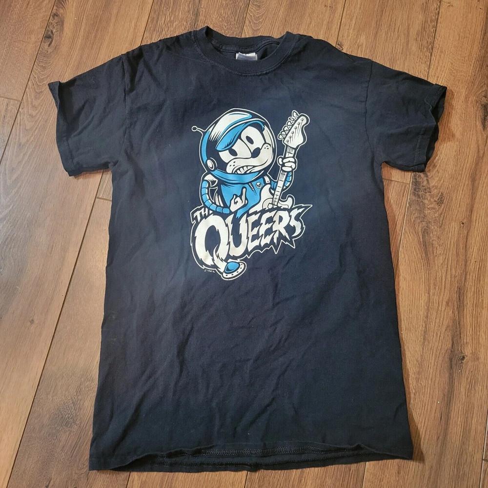 The Queers Punk Band Tshirt Black Cotton Tee S5XL
