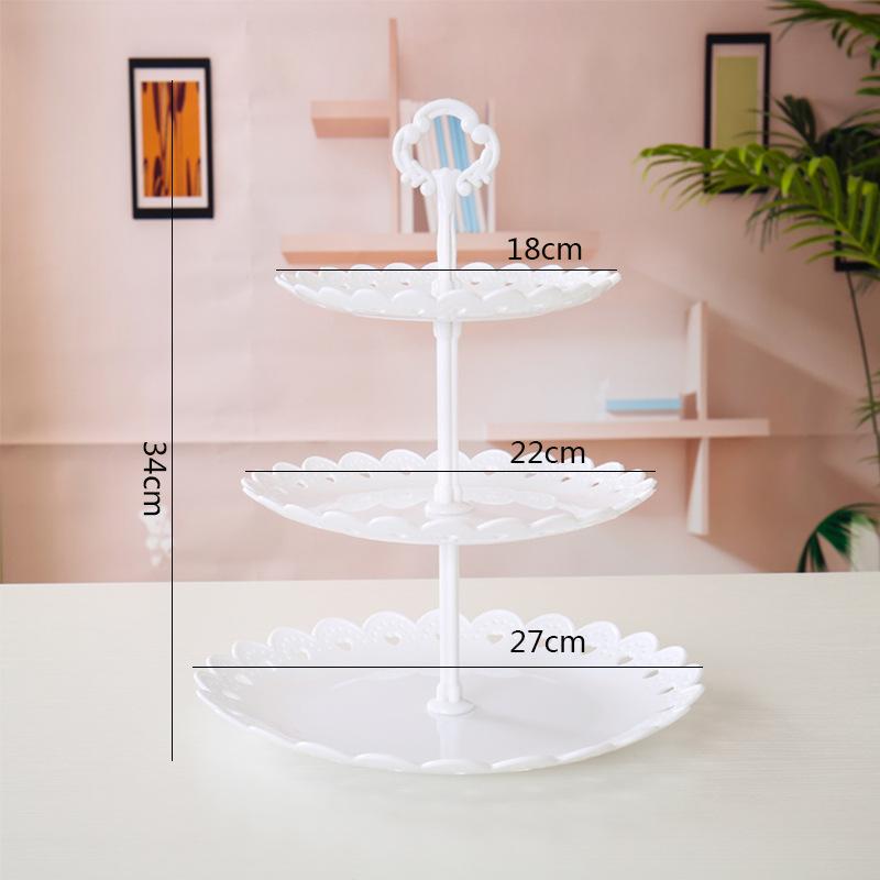 Cake Stand Birthday Cake Stand Display Cupcake Stand Snack Fruit Plate Wedding Party Tray Dessert Table Decorate Kitchen Tools