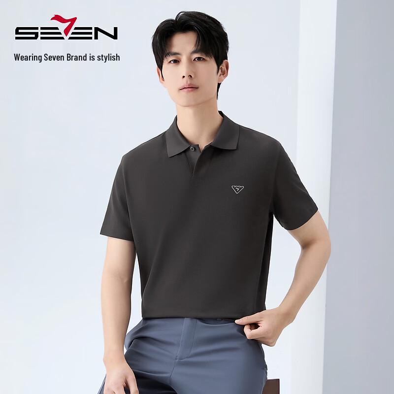 SEVEN Men s Short Sleeve Polo Shirt 2XL