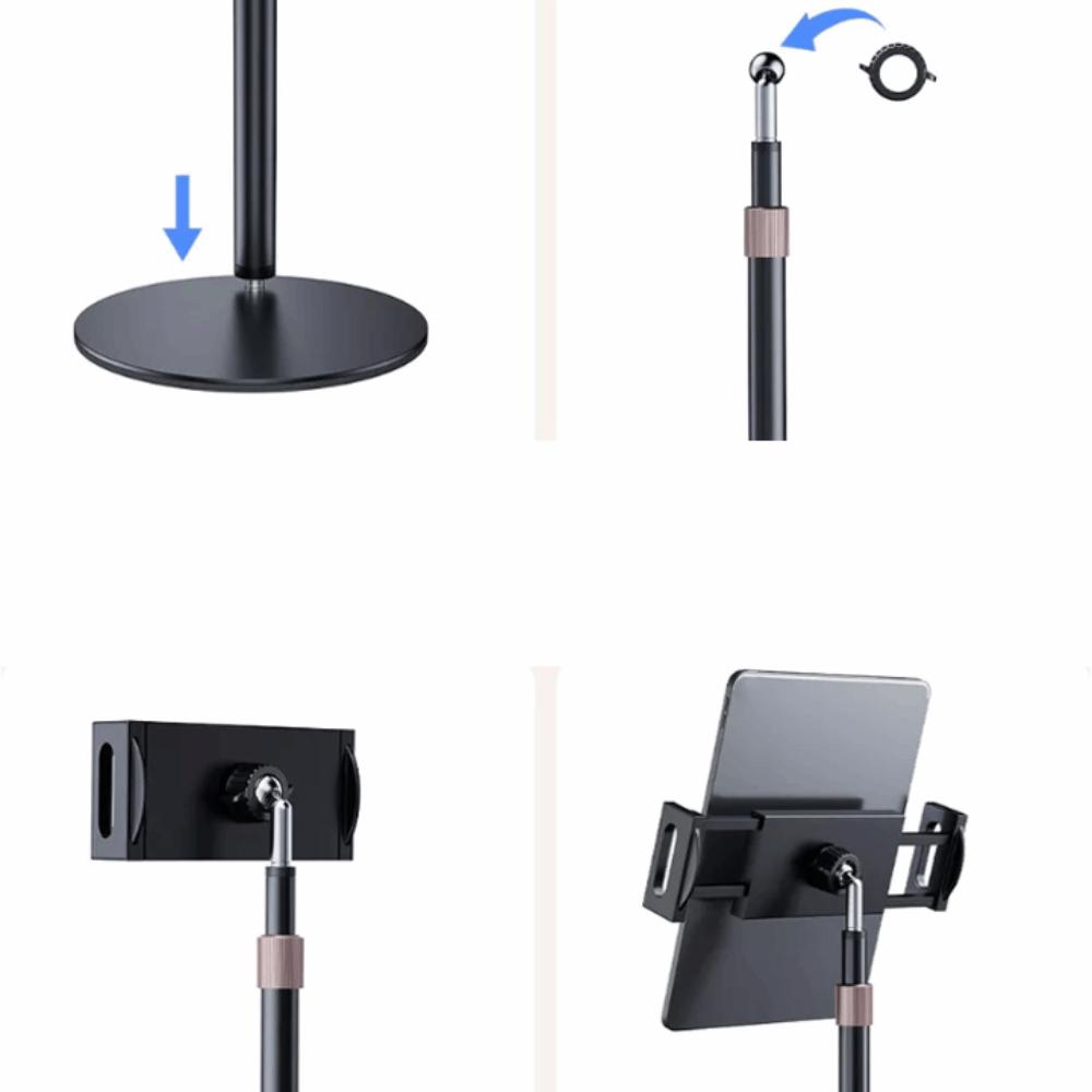 Adjustable Height Portable Monitor Stand Disc Base Mobile Phone Holder Vertical Tablet Stand  Home
