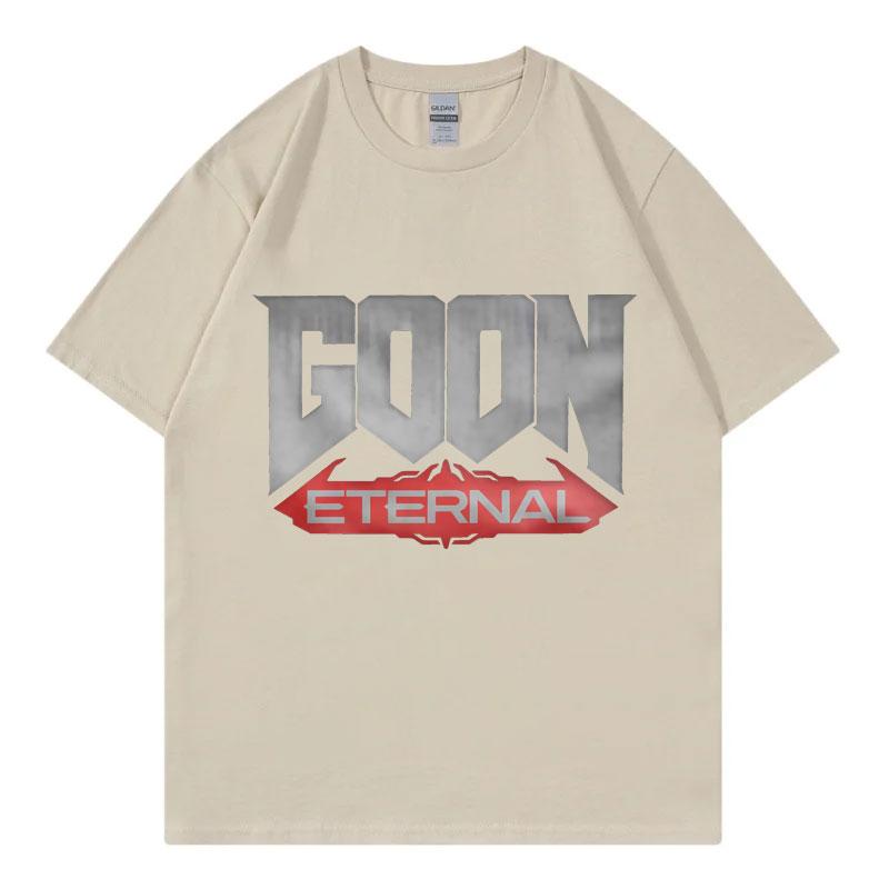 Goon Eternal Funny Meme T Shirt Men's Women's Fashion Vintage Short Sleeve T-shirt Summer Casual Loose T-shirts Y2k Streetwear