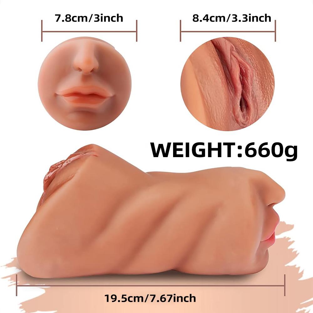 Onanere for menn Sexy leketøy kunstig vagina Anal blowjob-maskin Realistisk lommepussy Voksen sexleketøy Mannlig onani