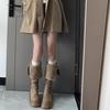 Faionable Thi Heel Long Boots Women's 2026 New Autumn Winter High Tube Boots Knight Boots Sli All-Match Slimming