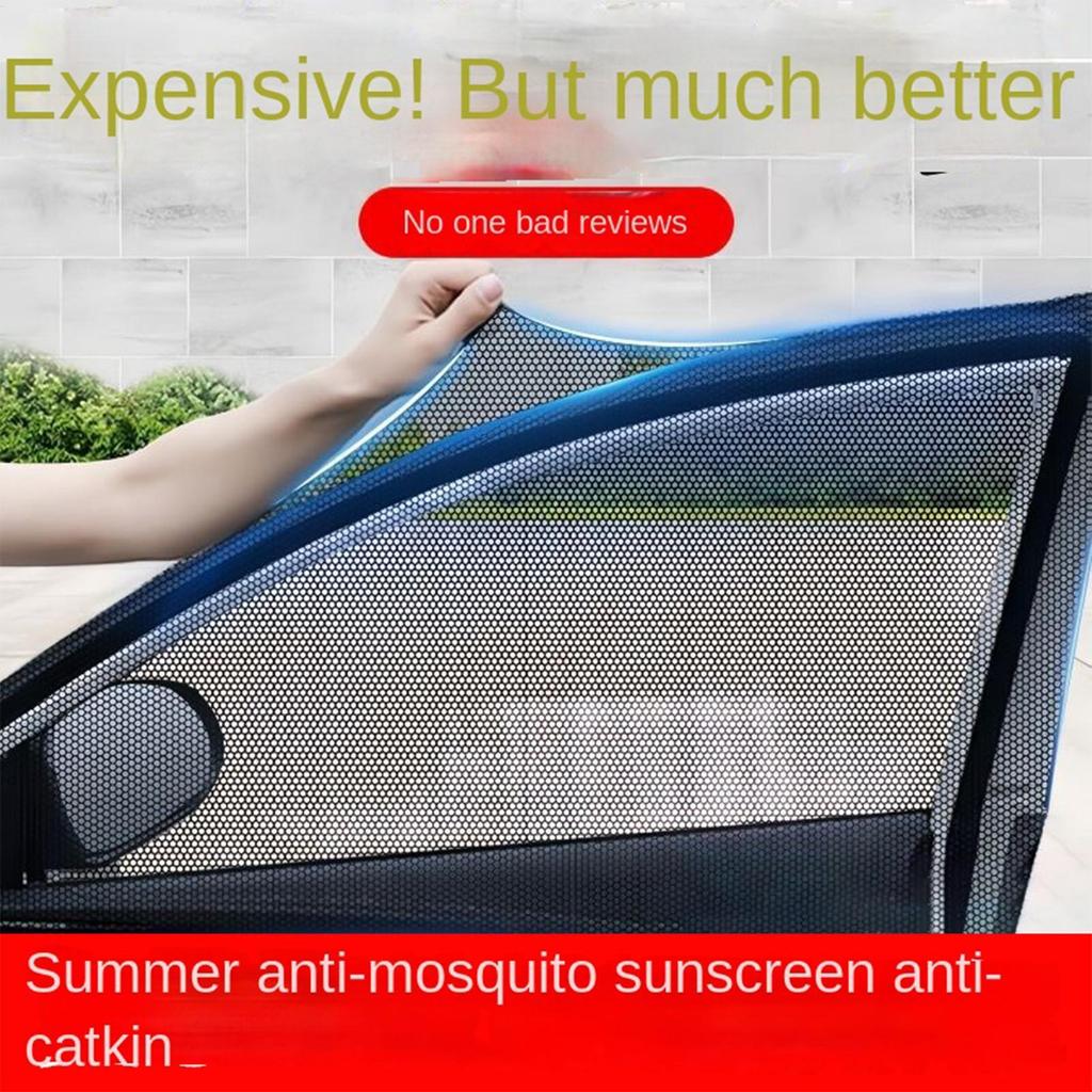 Car Sun Shade Breathable UV Protection Curtains Car Window Sunshade for Travel Camping Nap Sleeping Breastfeeding Changing