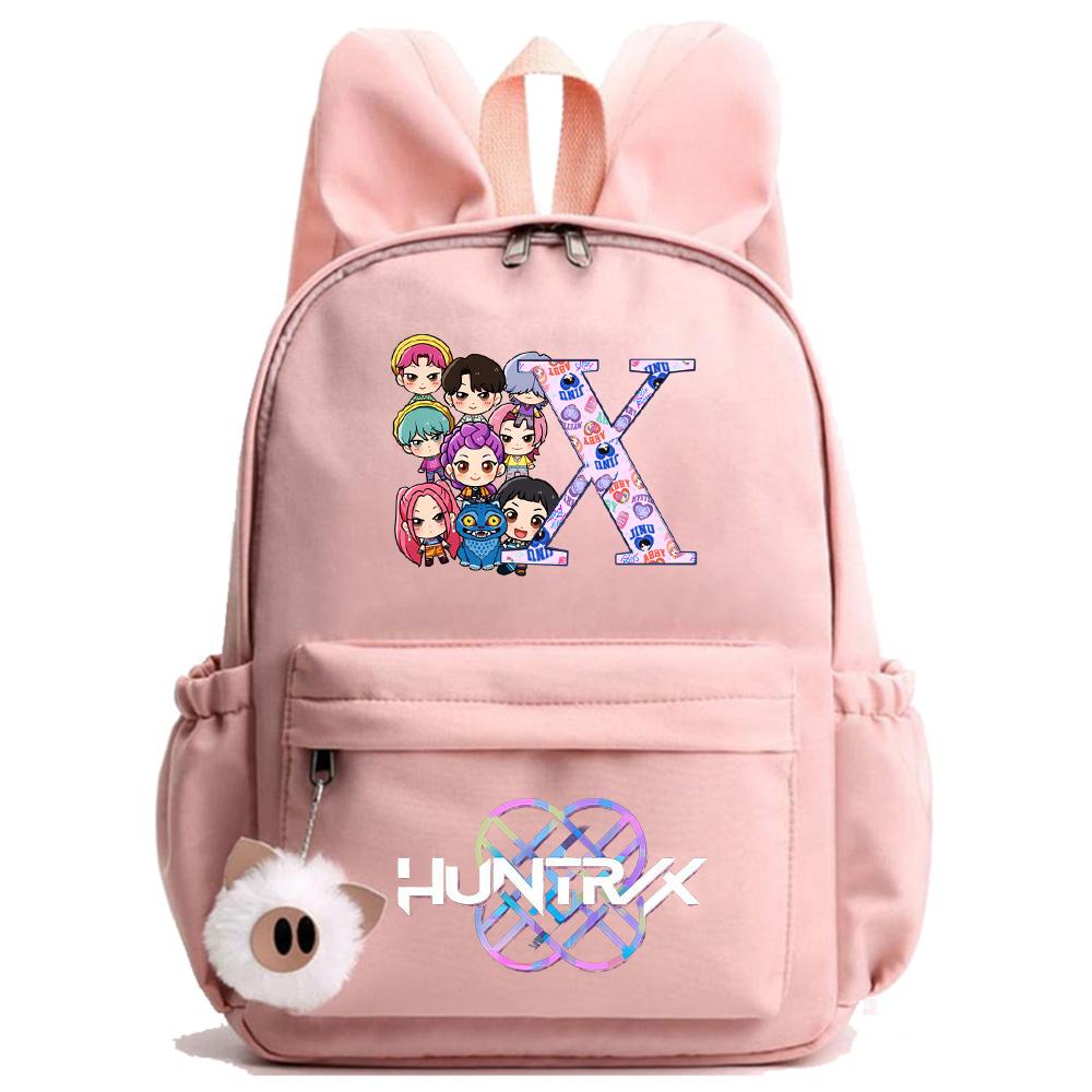 26 Engelska Bokstaven K-Pop Tryckt Ryggsäck Student Tonåring Bokväska för Pojke Flicka Skolväska Barn Gåva Kvinnor Stor Kapacitet Resväska Mochila