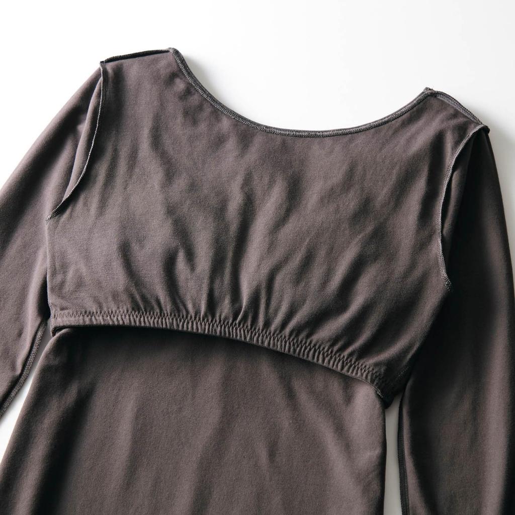 Belle Maison Sleeve Inner Shirt with Inner Cotton Warm Size M Women's 3/4 Cups, Blend, Innerwear, Hotcot, Off-White,