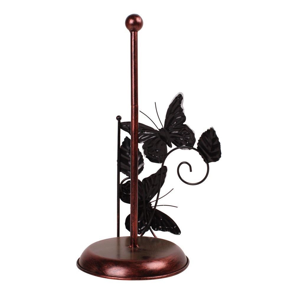 Freestanding Butterfly Tissue Stand One-handed Tear Vertical Napkins Rack  Powder Room