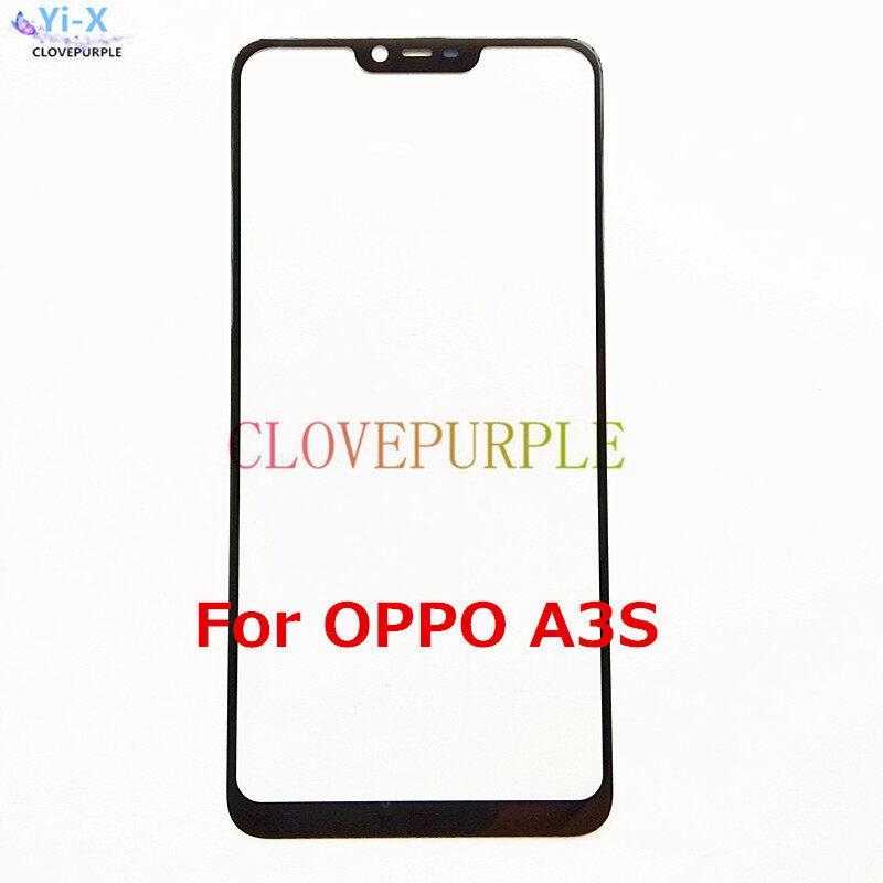 

Запасные части для передней стеклянной сенсорной панели для OPPO A3S, 1 шт.