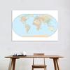 Standard Map World Map with National Flag Classic Edition Map of The World Posters and Prints for School Supplies