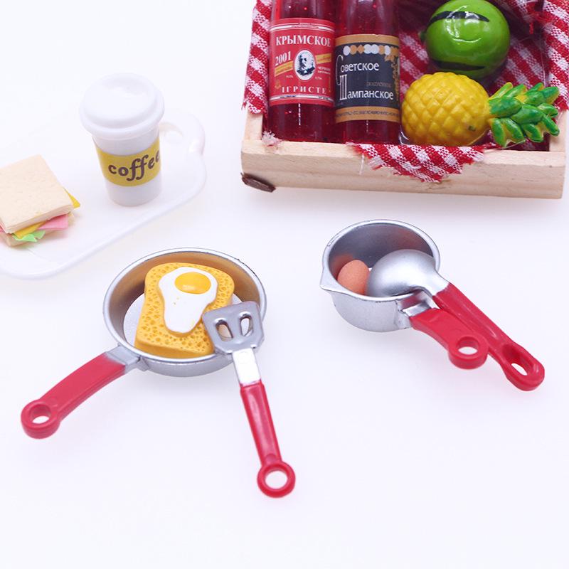 Miniature Dollhouse Kitchen Cookware Set: Tiny Spatula & Ladle Accessories
