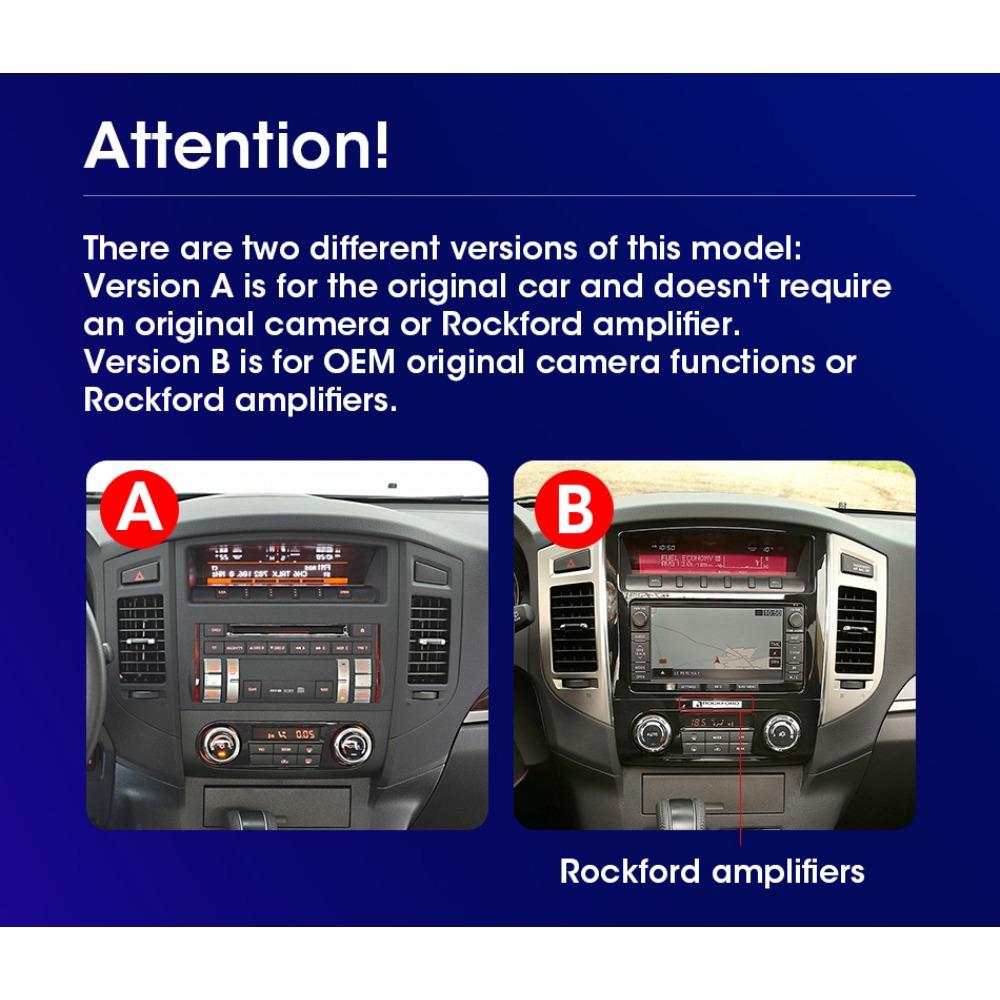 Autorádio s Androidem pro Mitsubishi Pajero 2006-2014, multimediální přehrávač, hlavní jednotka, stereo, GPS navigace, BT, WIFI, 1+16GB