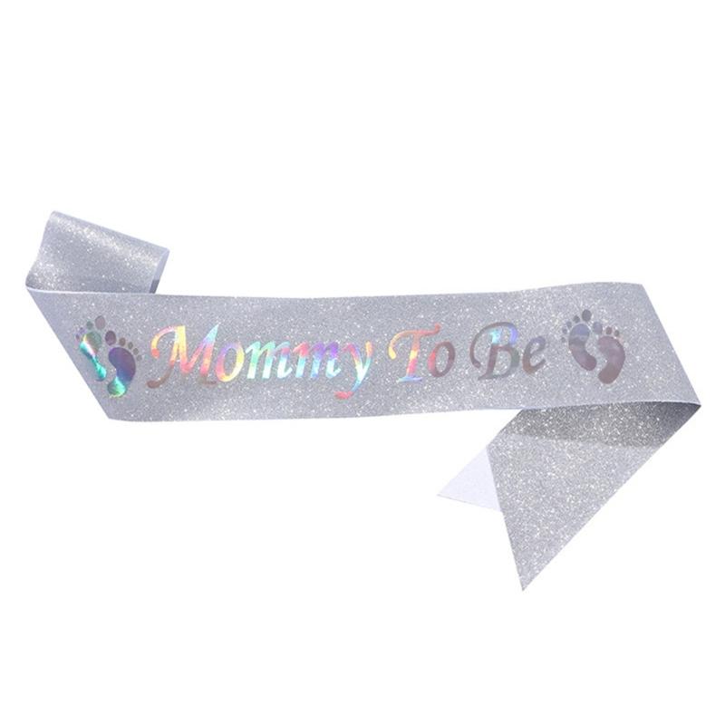 Baby Shower Sash Mommys to Be Sash Adjustable 3Color for Gender Reveal,Welcome Baby,Baby Sprinkle Ideals Mom and Dad Gift
