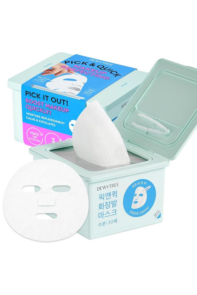 Dewytree PICK AND QUICK Refreshing Aqua Mask 30 pcs - Orzeźwiające maski w płachcie