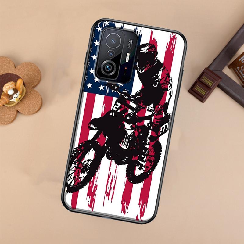 Moto Bike Motocross Case For Xiaomi 13 14 Ultra 11T 12T 13T 14T Pro POCO X7 Pro X3 X5 X6 F3 F5 F6 M6 Pro Cover