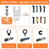 6/12 Pcs Diamond Oscillating Saw Blades Multi Tools Saw Blades Oscillating Blade Kit Power Tool Accessories for Wood Metal PVC