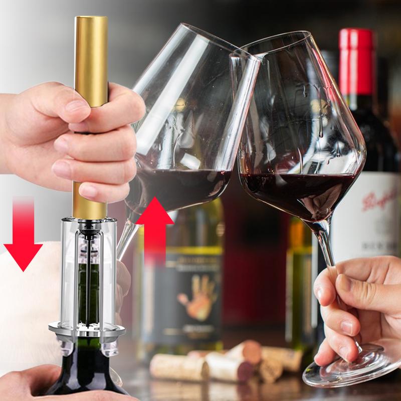 Wine Accessories Set Manual 4-Piece Opener Kits Easy Corkscrew Bar Accessory Wine Bottle Opener For Bartenders Waiters