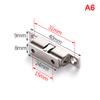 1Pc Brass Touch Beads Lock Door Spring Clip Cabinet Door Catches Silver Double Ball Catch Cabinet Door Latch 42/50/60/70Mm